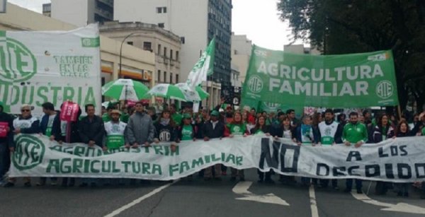 Jornada nacional de lucha de los trabajadores de Agricultura Familiar