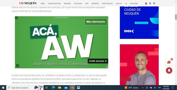 Río Negro: la alianza oficialista de Weretilneck rompe la veda electoral