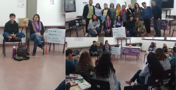 Estudiantes y docentes se organizan hacia el 37° Encuentro Plurinacional de Mujeres y Diversidades.