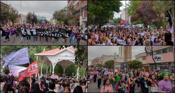 Fotogalería: Miles movilizan el 8M en Trelew