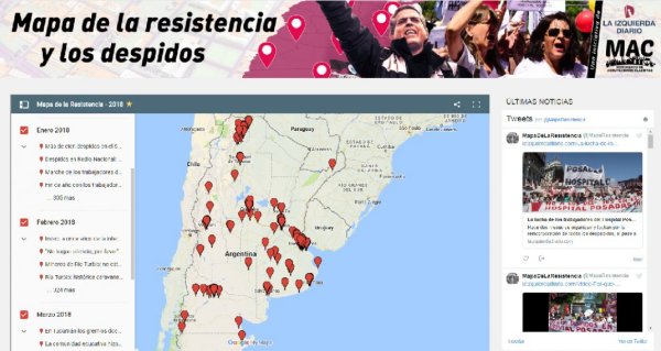 Colaborá con el Mapa de la Resistencia