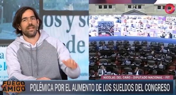 Del Caño contra el dietazo de Diputados: "¿Por qué cobran más que docentes y enfermeras?"