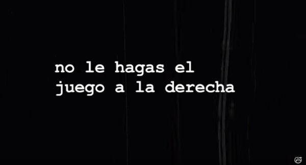 [VIDEO] Voto en blanco contra la represión y la impunidad