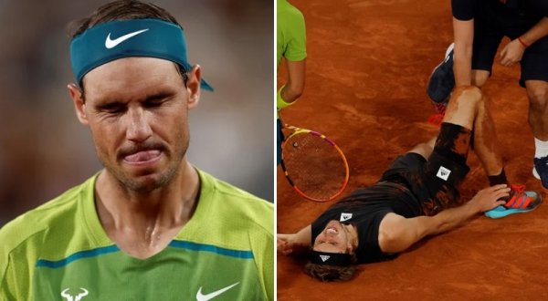 Tenis: Nadal pasó a la final de Roland Garros tras el abandono de Zverev por lesión