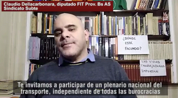 Plenario del transporte: nos organizamos frente a la crisis