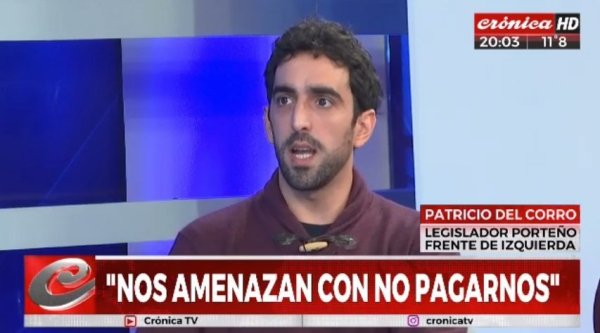 Del Corro: "Para hacer pasar el ajuste atacan la organización de los trabajadores, como en el Subte"