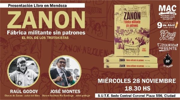 Se presenta en Mendoza el libro "Zanón, fábrica militante sin patrones"