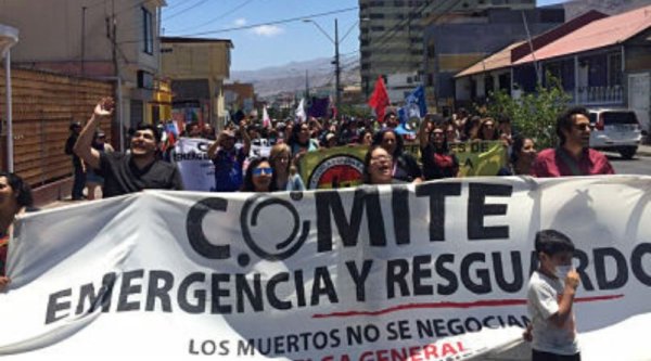 Chile: marcha en Antofagasta contra los despidos, la persecución, el subcontrato y el trabajo precario