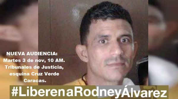 Con tuitazo exigen libertad del ferrominero Rodney Álvarez frente a próxima audiencia en tribunales