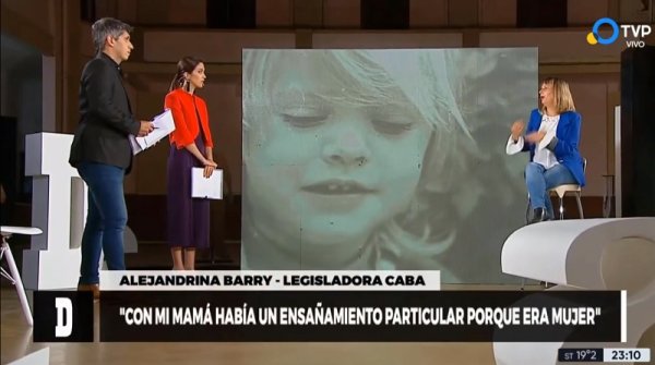 Alejandrina Barry: “Debemos seguir en las calles contra la herencia de la dictadura militar”