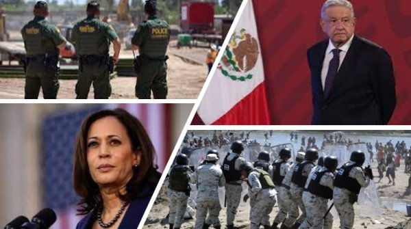 López Obrador y Kamala Harris: juntos contra los migrantes