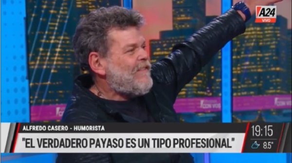 Alfredo Casero: "Cada tanto tiene que haber una guerra para que la gente quepa en el mundo"