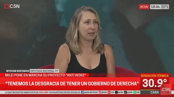 Bregman en C5N: "Milei ataca a todo el que no responde a su modelo machista, patriarcal, conservador"