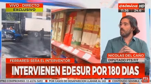 Nicolás del Caño: “Las privatizadas no son víctimas como dice Milei, son los usuarios”