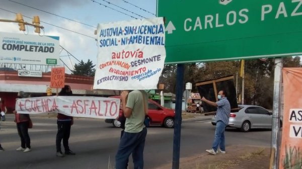 Vecinos de Punilla rechazan el proyecto de la autovía