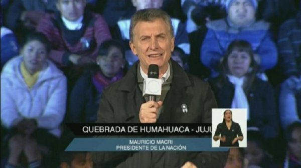 Macri en Jujuy: “Si hubiera habido una alternativa, no habría tomado estas decisiones”