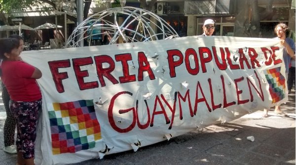 Feriantes de Guaymallén reclaman que la municipalidad no los desaloje 