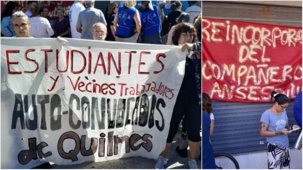 Asambleístas de Quilmes se solidarizaron con trabajadores de Anses