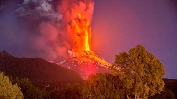 La erupción del volcán Calbuco en Chile