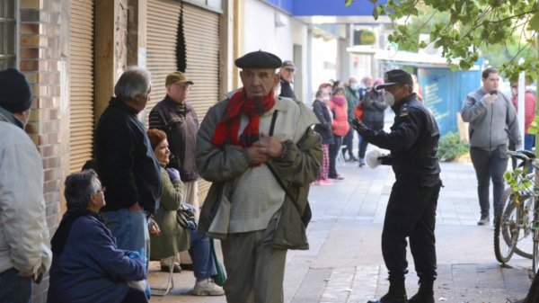 Así se vivió el destrato a los jubilados en Bahía Blanca