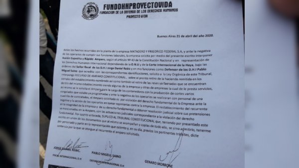 Grave: El Federal extorsiona con documentación falsa para que se trabaje en medio de la pandemia