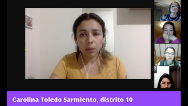 Carolina Toledo, candidata al D10: “Las condiciones materiales son la base para el desarrollo de la violencia machista”