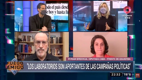 Liberen las patentes: Bregman participó de un interesante debate televisivo con especialistas