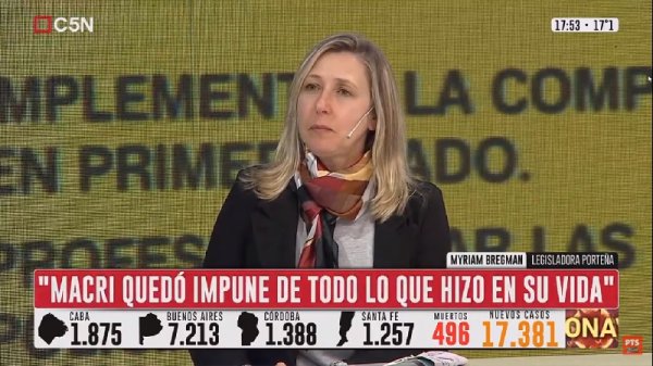 Bregman: “Macri es el niño rico caprichoso que hace lo que quiere y eso se lo da su impunidad”