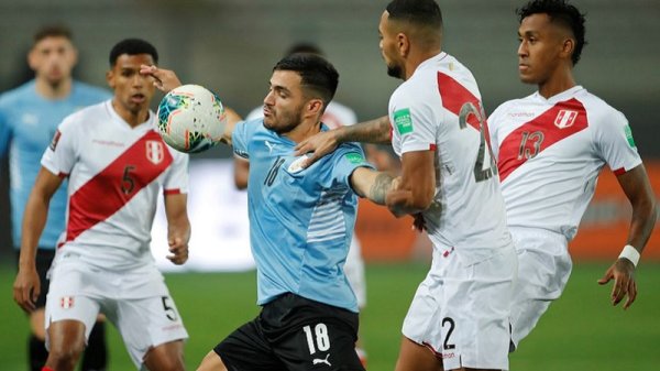 Eliminatorias: empate entre Perú y Uruguay, puntazo de la celeste 