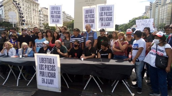 Viernes 10 h: marchan desde el Obelisco por la libertad de los presos en Jujuy