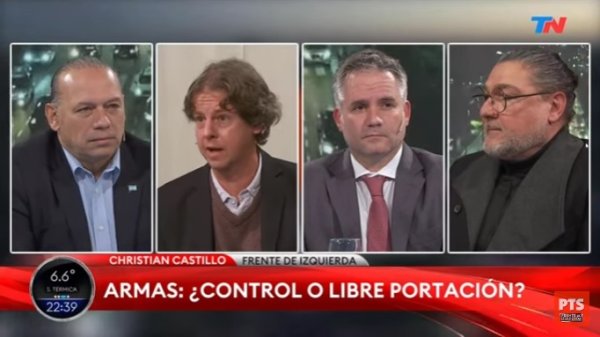 Christian Castillo al cruce con los liberales: "Quieren disparar primero y preguntar después"