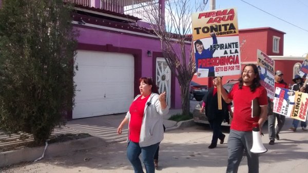 En Ciudad Juarez inician segunda semana de lucha por una candidatura obrera independiente