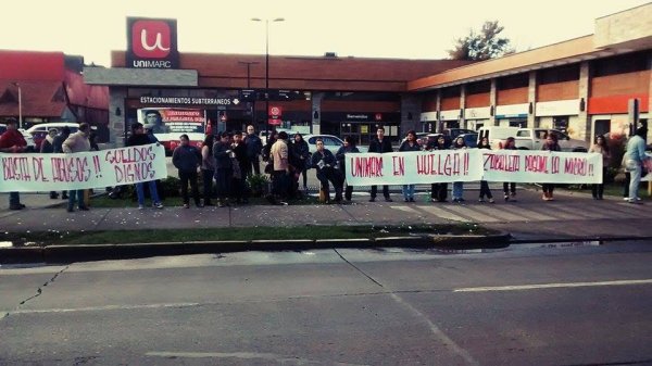 Sindicato Cugat apoya negociación de trabajadores de Unimarc en Temuco