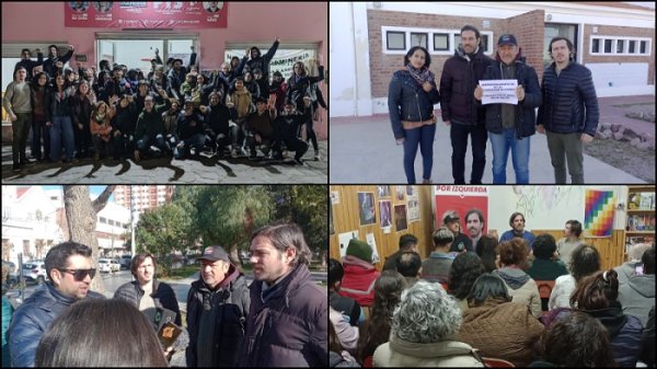 Chubut: Gran encuentro con Nicolás del Caño y Raúl Godoy en Trelew