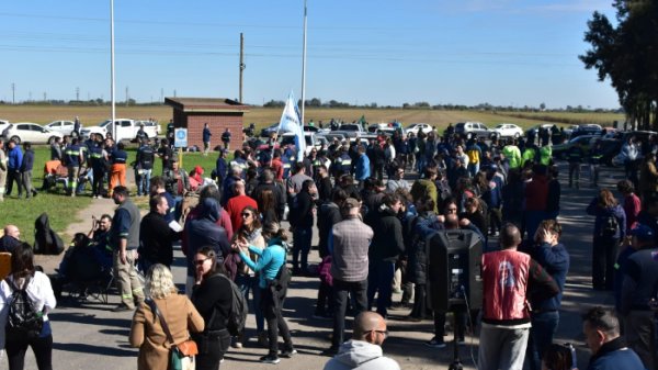 Contundente paro en Rosario y la región