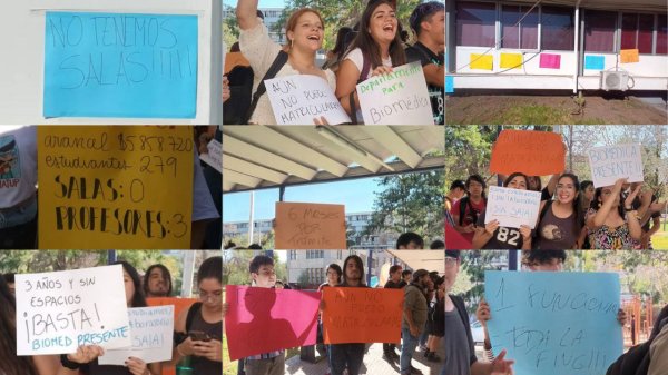 Por las condiciones de estudio en universidad, vamos por un movimiento estudiantil sin confianza en promesas vacías y con independencia del gobierno y el fraude constituyente