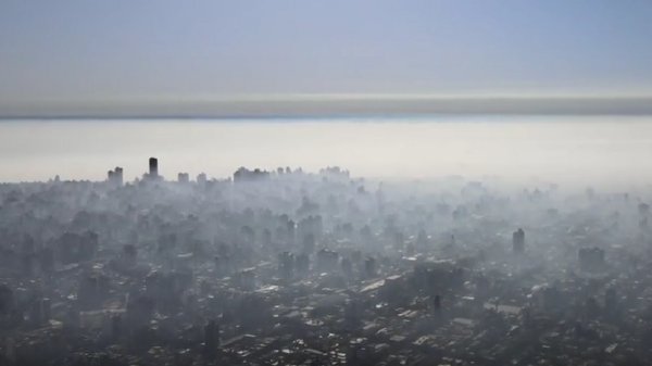 Rosario nuevamente colapsada por el humo de las quemas de los humedales