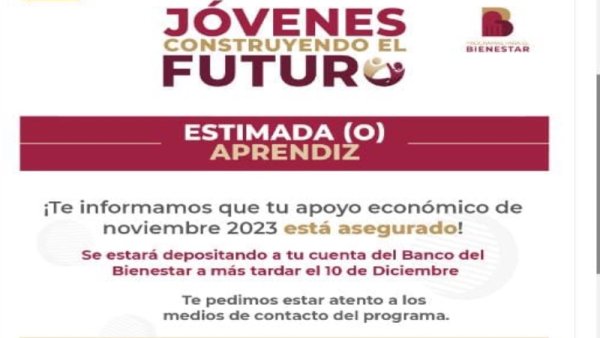 Jóvenes Construyendo el Futuro: Denuncian retraso del pago a sus beneficiarios