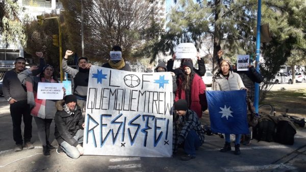 Lof Quemquemtrew: "queremos hacer público que se ha montado un acampe permanente de prensa y derechos humanos para resguardar a las familias que habitan el territorio"