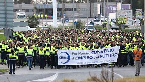 120 días de huelga en Acerinox: la lucha sigue