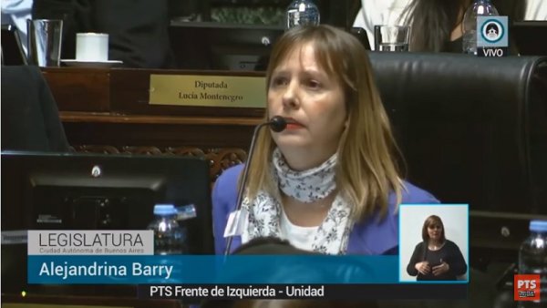 Barry: “Para Milei y Marra el atentado fue un hecho delictivo. No son liberales, son fachos”