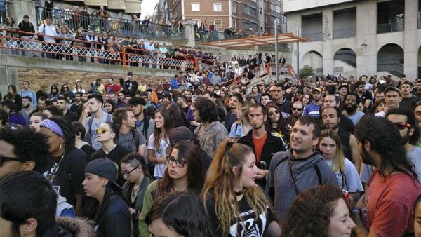 Un grito de protesta contra el encarcelamiento de Valtonyc