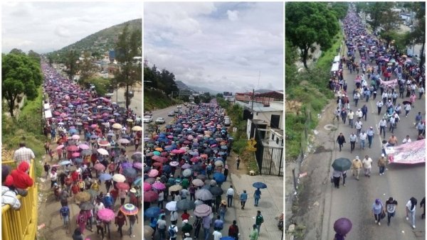 Marchas a 12 años de la Comuna de Oaxaca