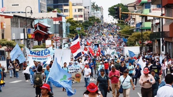 Huelga contra el ajuste en Costa Rica