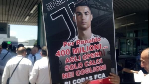 Italia: trabajadores de Fiat anuncian huelga contra el fichaje de Cristiano Ronaldo en Juventus