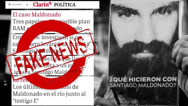 Un año de mentiras de Clarín y La Nación sobre Santiago Maldonado