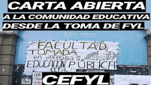 Filosofía y Letras UBA: carta a la comunidad educativa de la Facultad