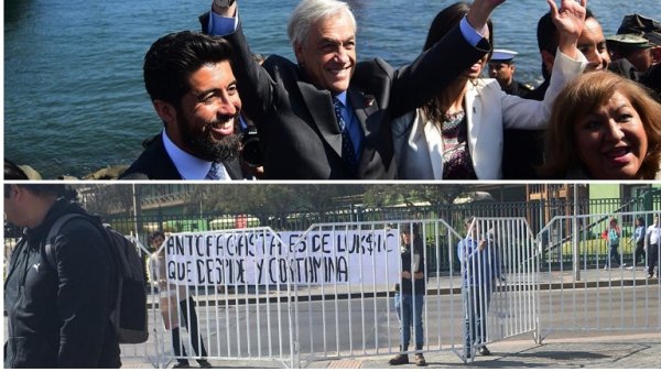 Antofagasta: Piñera reafirma discurso chovinista después del fallo de La Haya