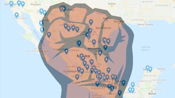 La clase obrera develada: Mapa virtual de la huelga de Matamoros