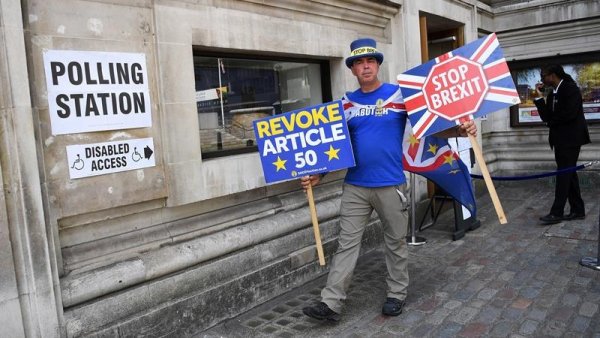 El Reino Unido votó en las elecciones europeas con la crisis del Brexit de fondo